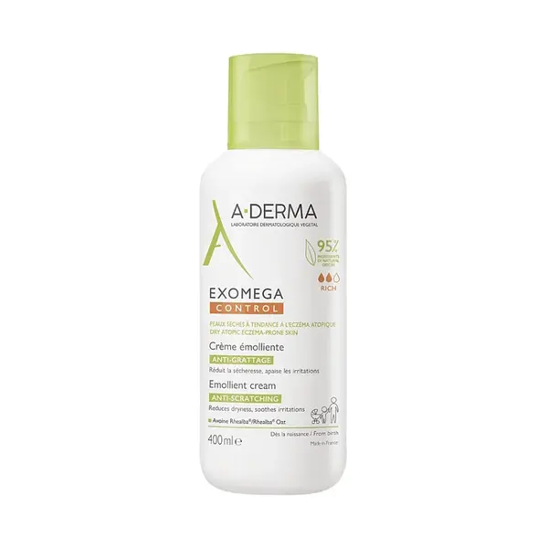 A-DERMA Exomega Control Emolienčný krém 400 ml