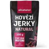ALLNATURE Beef natural Jerky sušené mäso 100 g