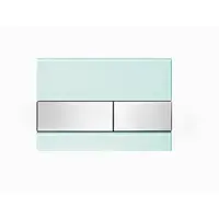 Tece Square ovládacie tlačidlo sklo v zelenej farbe 9240804 9.240.804