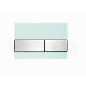 Tece Square ovládacie tlačidlo sklo v zelenej farbe 9240804 9.240.804