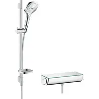 Sprchová batéria Hansgrohe Raindance Select E so sprchovacím setom 150 mm chróm 27038000