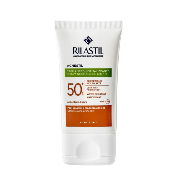 Rilastil Acnestil Ochranný krém na problematickou pleť SPF50+ 40 ml