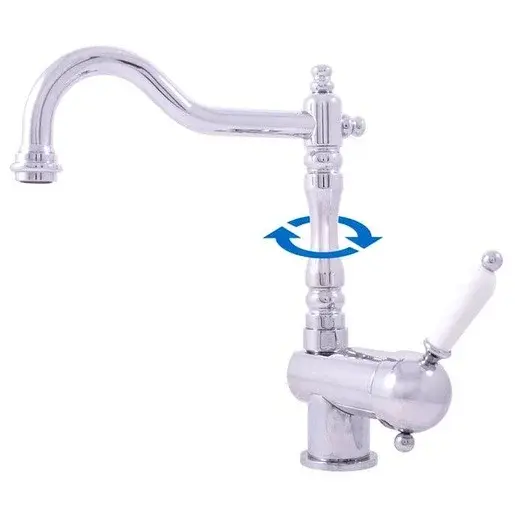 RAV SLEZÁK Labe drezová batéria s otočným ramienkom chróm l508.5/8 L508.58