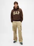 GAP Oversize Sweatshirt with Extra Heavyweight Unisex Logo - Men's