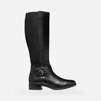 Black Women's Geox Felicity Boots - Women's