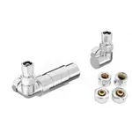 HOPA Prime-Sada ventil pre ústredné vykurovanie chróm VENTILSADAKPC