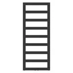HOPA Glasgow kombinovaný radiátor 170x50 cm čierny matný RADGLA501731SP