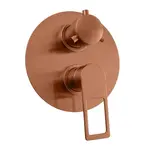 RAV SLEZÁK Nil sprchová a vaňová batéria vrátane podomietkového telesa kartáčovaná zlatá ružová NL286KZRK