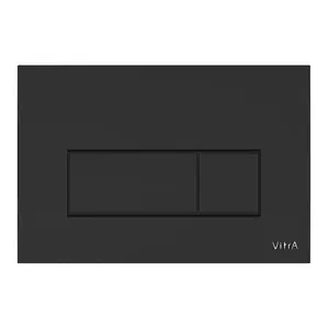 VitrA Root Square ovládacie tlačidlo plast čierna matná 740-2311