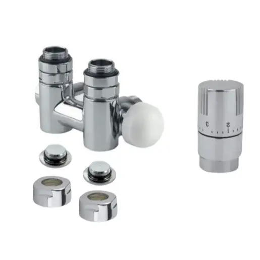 Termostatická sada ISAN rohová stredová pravá nerez O39NWAR142