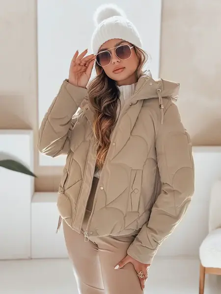 Dámská zimní bunda s kapucí