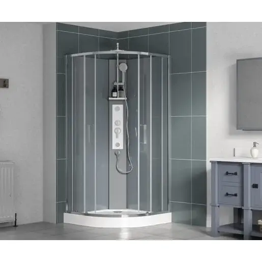 Sprchový box štvrťkruh 90x90 cm SAT Project SATPROBOXS90CRT