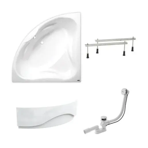 Rohová vaňa Laguna Royale 150x150 cm akrylát ľavá aj pravá SIKORO1500ANP