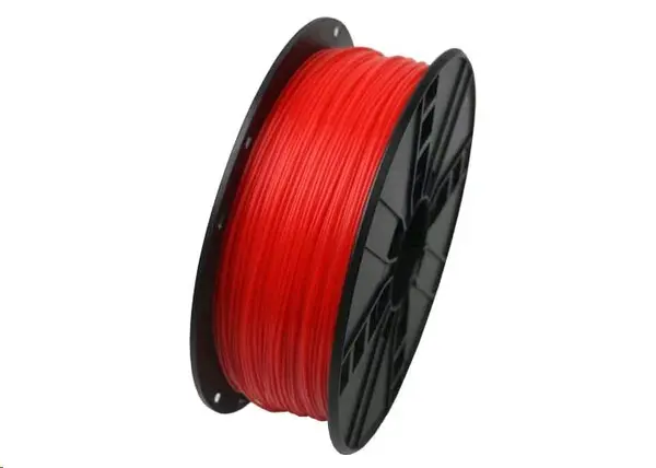Gembird 3DP-PLA1.75-01-FR, 3D filament, PLA, 1,75mm, 1000g, fluorescentní, Červený (Red)