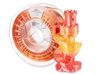 Spectrum 81017 3D filament, PLA SILK RAINBOW, 1,75mm, 1000g, FIRE RED