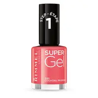 Rimmel Gelový lak na nehty Super Gel (Nail Polish) 12 ml 032 Cocktail Passion
