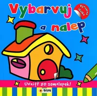 Vybarvuj a nalep - 80 samolepek (Defekt)