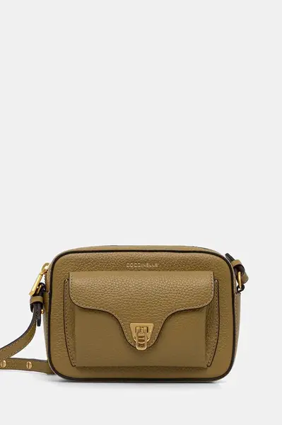 Kožená kabelka Coccinelle