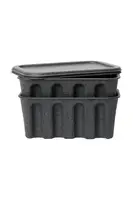 Úložný box ferm LIVING 30 x 15 cm šedá barva