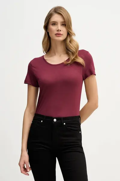 Tričko Sisley dámské, modrá barva, 3TNHL11A2