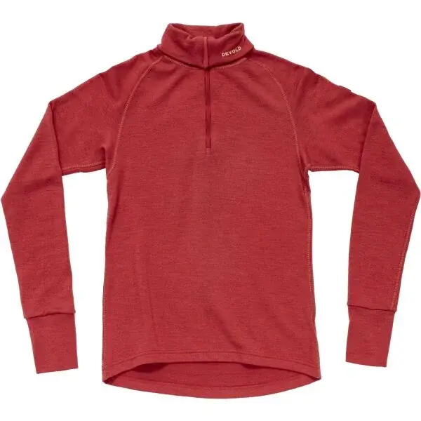 Devold EXPEDITION MERINO 235 Dámske dvojvrstvové merino tričko, červená, veľkosť