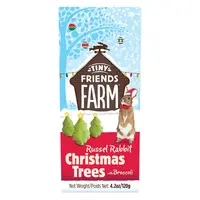 SUPREME Tiny Friends Farm Christmas trees pamlsky s brokolicí 120 g