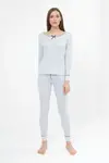 Dámské pyžamo ELISA L Světle modrá