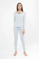 Dámské pyžamo ELISA L Světle modrá