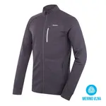 Husky Alou M XXL, graphite Pánská mikina z merino vlny
