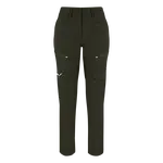 Salewa PUEZ DST CARGO 48/42, dark olive Dámské softshellové kalhoty