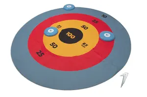 Hádzanie diskami na farebný terč