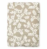 A Little Lovely Company - Mušelínová osuška XL, leaves - taupe