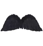 Anjelské krídla čierne 75 x 30 cm