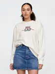 GAP Dámská Oversize mikina s logem Americana 729492-03 Velikost: S