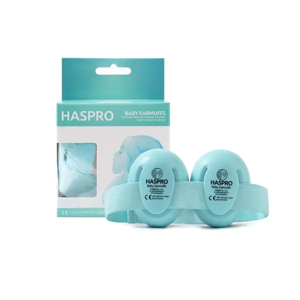 HASPRO Hearing Protection BABY sluchátka na uši, 0m+, mint