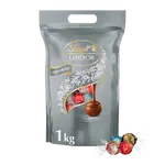 LINDT Bonboniéra LINDOR Megabalení čokoládových pralinek stříbrný mix 1 kg
