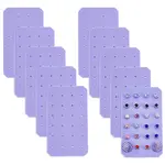 10Pcs 24-Hole Acrylic Earring Organizer Display Cards