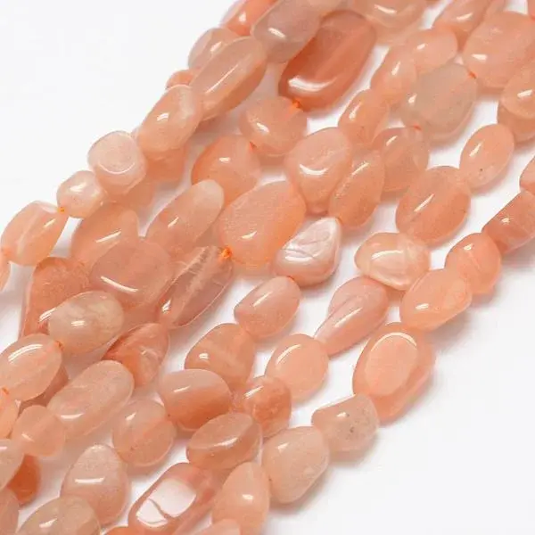 Natural Sunstone Beads Strands