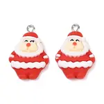 Christmas Opaque Resin Pendants