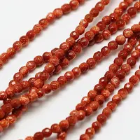 Synthetic Goldstone Beads Strands