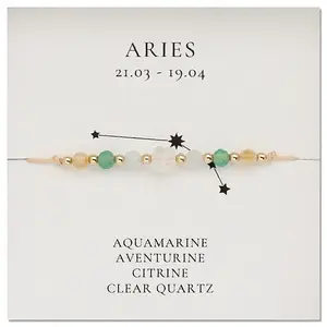 Natural Gemstone Constellation Beaded Bracelets