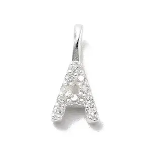 925 Sterling Silver with Cubic Zirconia Charms