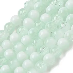 Crackle Glass Beads Strands