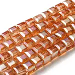 Electroplate Glass Beads Strands