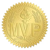 Self Adhesive Gold Foil Embossed Stickers