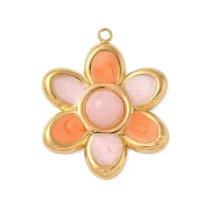 Dyed Natural White Jade Pendants