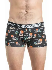 Pánské boxerky meatfly balboa double modrá/oranžová l
