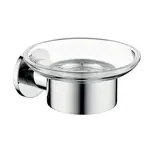 Novaservis Nástenná mydlenka Ferro Smile, leštená nerez/sklo