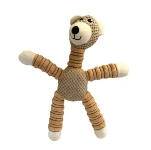 Reedog bear slim, pískacia hračka cordura + plyš, 40 cm