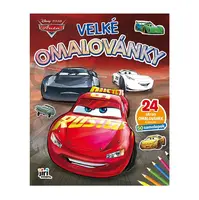 JIRI MODELS Velké omalovánky Auta 1 ks